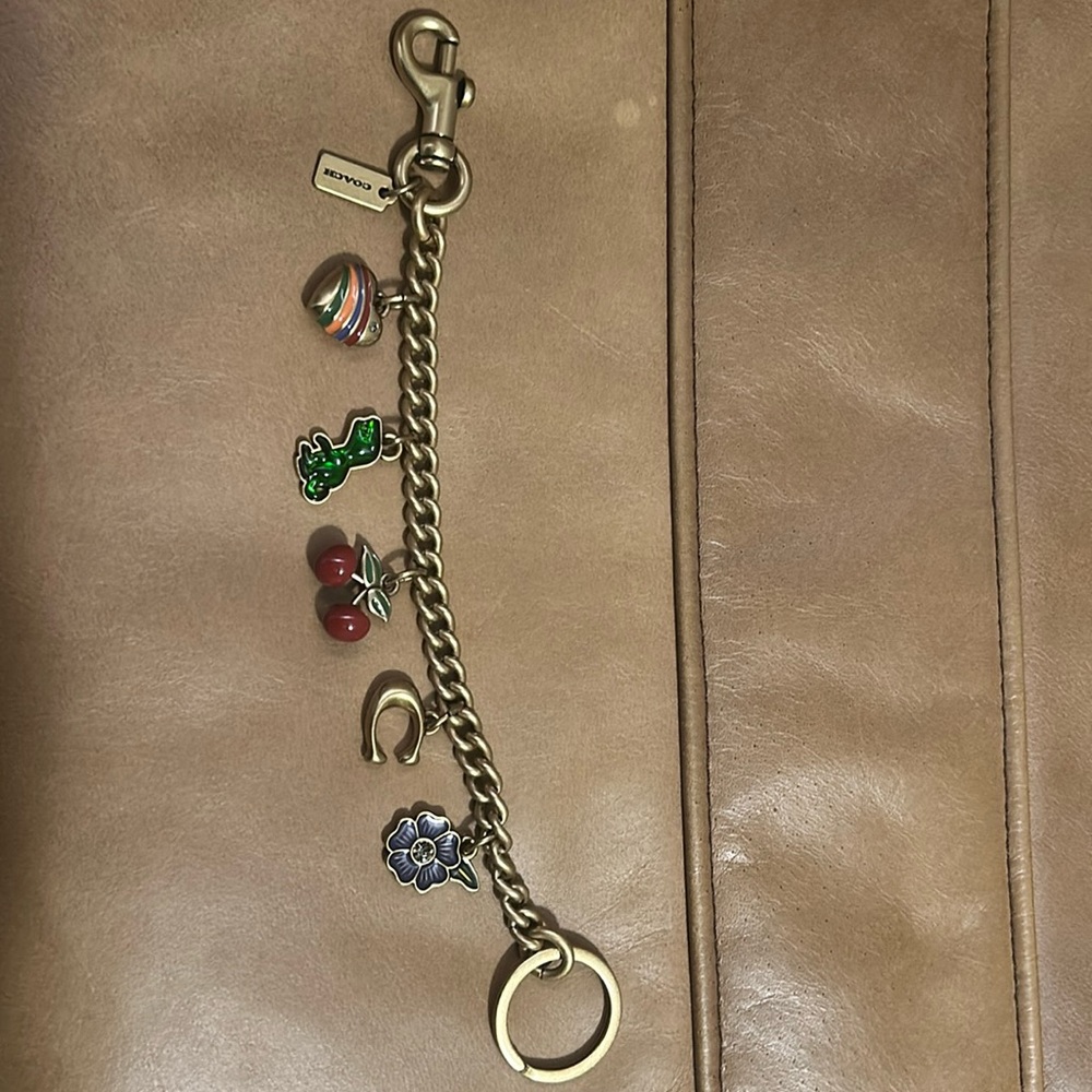 Coach purse charms